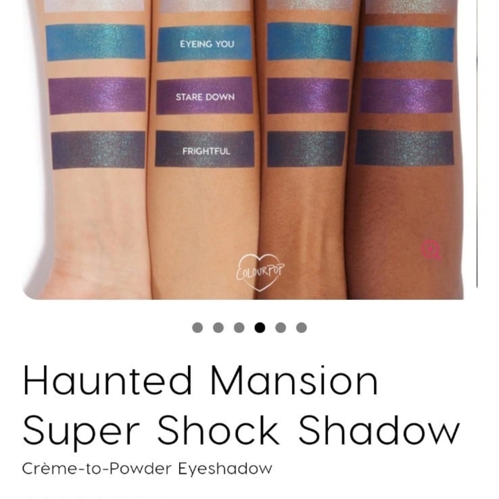 ColourPop Haunted Mansion Super Shock Shadow Set